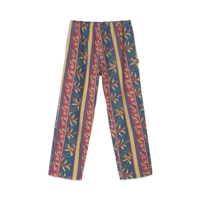 Stussy Fleur Stripe Beach Pant "Navy"