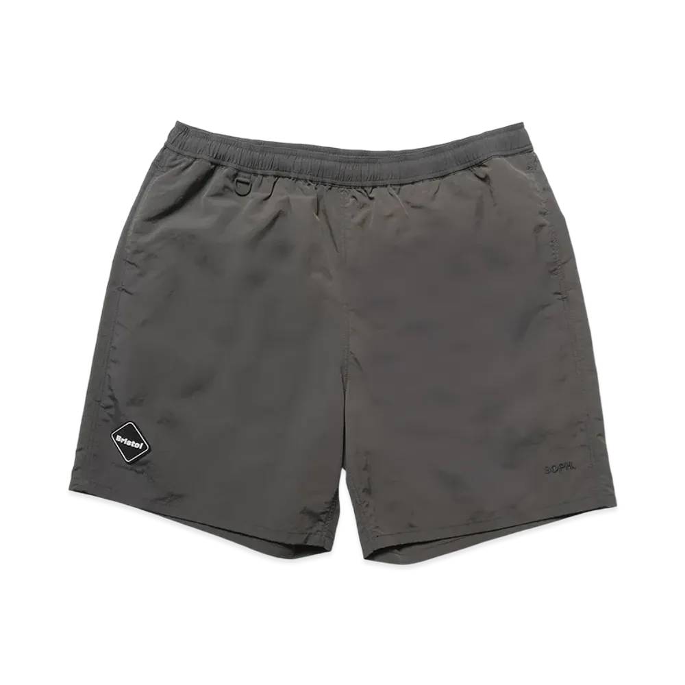F.C.Real Bristol Nylon Easy Shorts "Charcoal Gray"