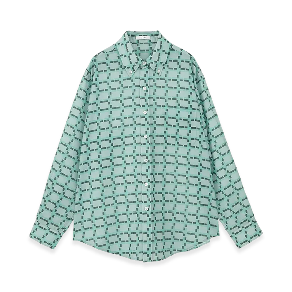 FRAGMENT x CLANE Wall Graphic Shirts "Khaki"