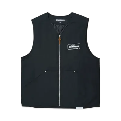 NEIGHBORHOOD Padded Work Vest "Black"