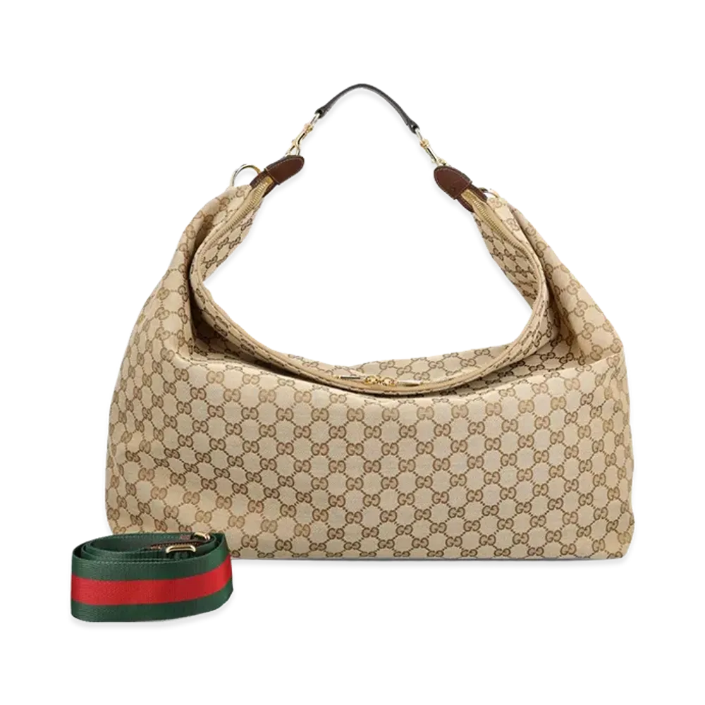 GUCCI GG Canvas Shopping Bag "Printed"