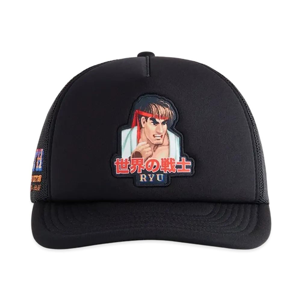 Kith x Capcom Ryu Nolan Trucker Hat "Black"