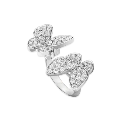 Van Cleef & Arpels Deux Papillons Entre les Doigts ring "18K White gold/Diamond"