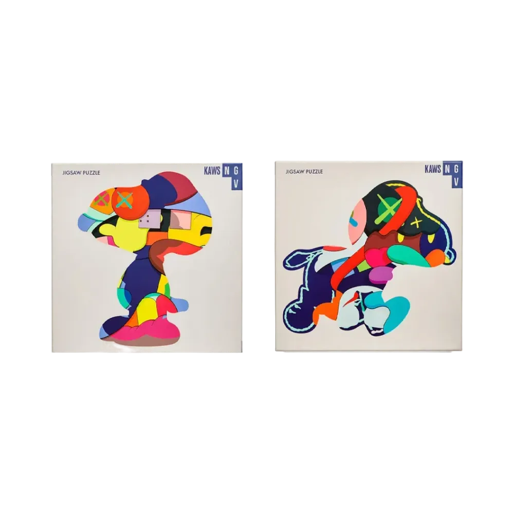 KAWS -Peanuts- Stay Steady & No Ones Home Jigsaw Puzzle (1,000 Pieces Each) Multi Set
