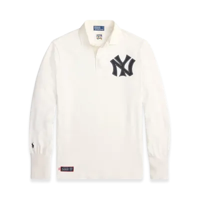 Polo Ralph Lauren x MLB Yankees Rugby Shirt "Deckwash White"