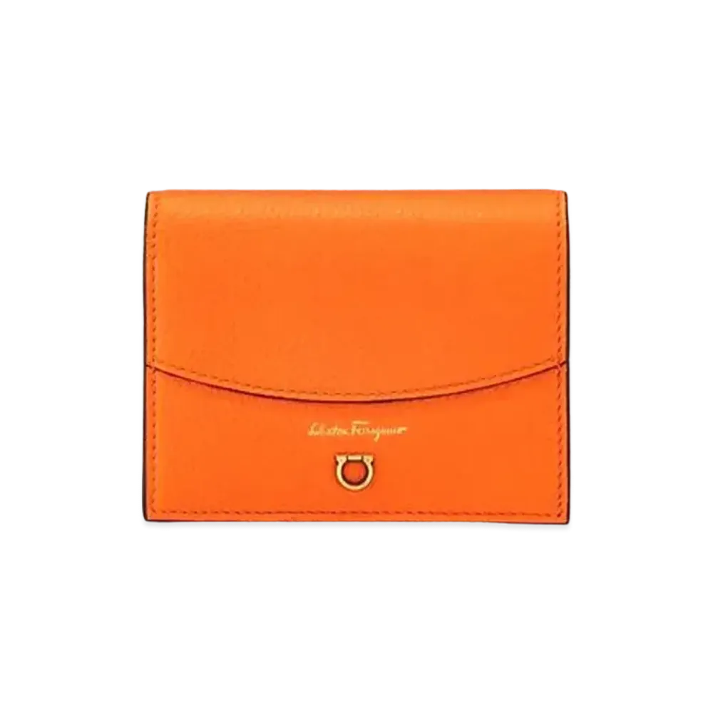 Salvatore Ferragamo Gancini Coin Purse "Orange"
