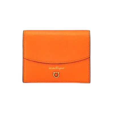Salvatore Ferragamo Gancini Coin Purse "Orange"