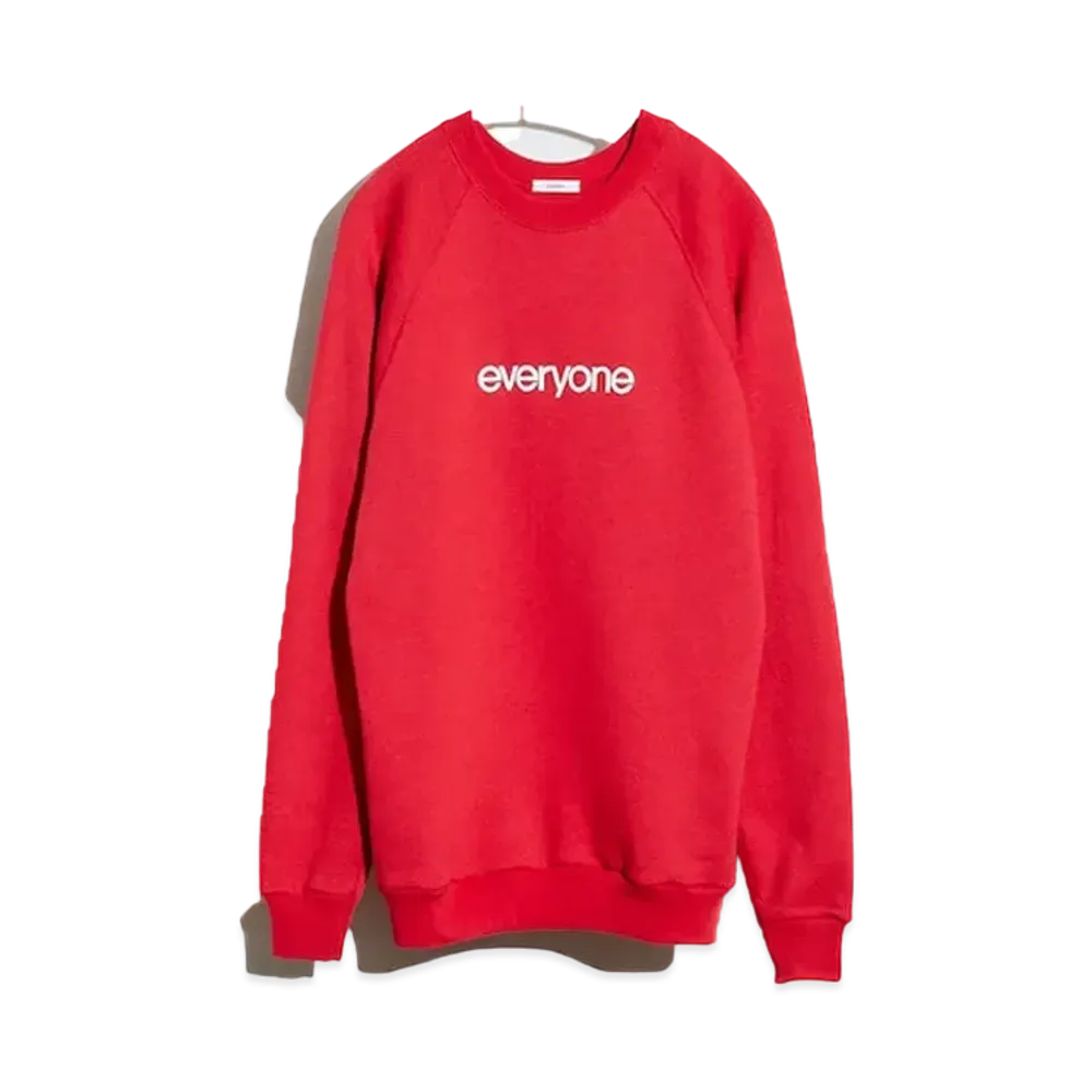 everyone Goodness Family Crewneck Sweatshirt "Red"