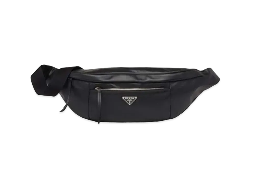 PRADA Leather Shoulder Bag "Black"