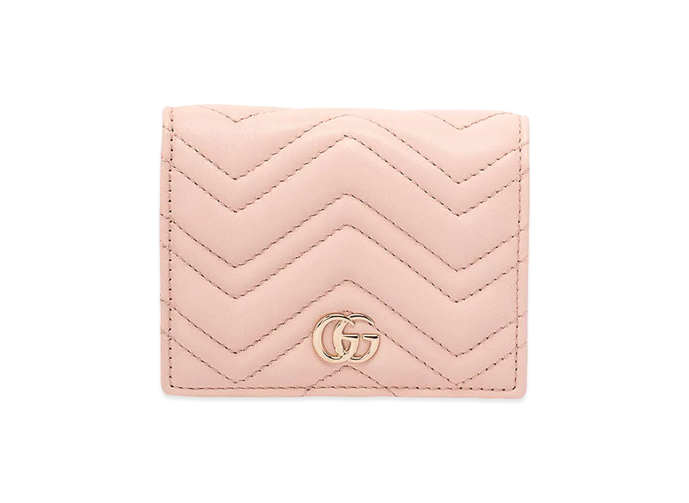 GUCCI Women's GG Marmont Cardcase "Pink"