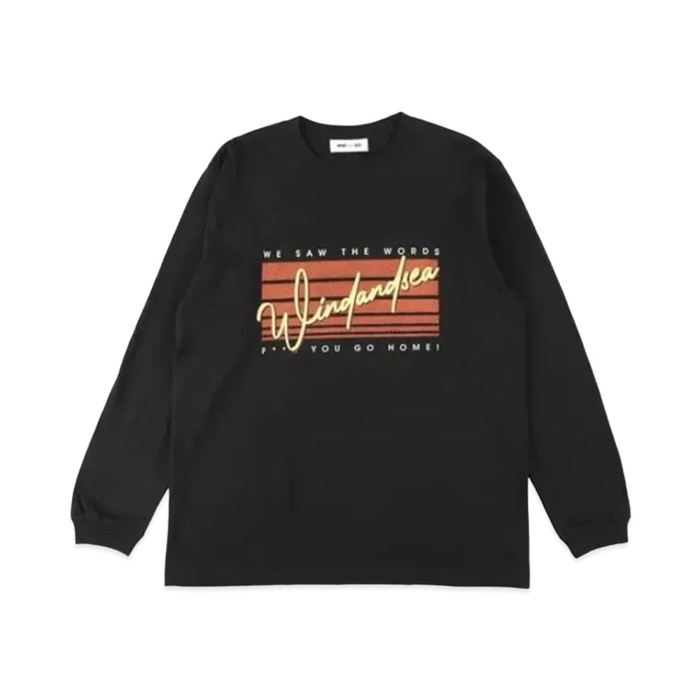 WIND AND SEA SEA Side Jog L/S T Shirt "Black"