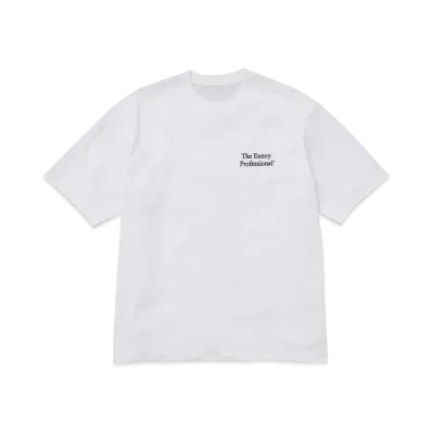 ENNOY 21SS Logo Tee "White/Navy" SS21BRENCT02NTL