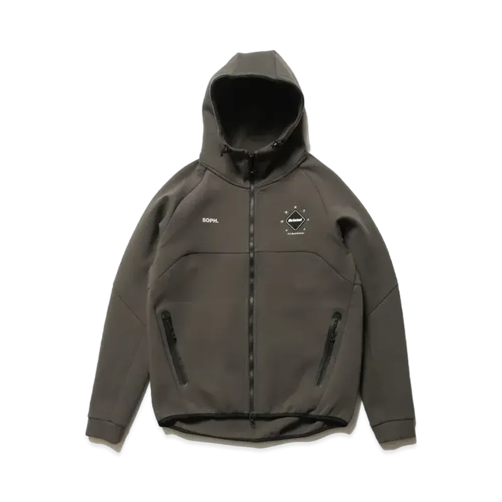 F.C.Real Bristol Tech Sweat Ventilation Hoodie "Khaki"