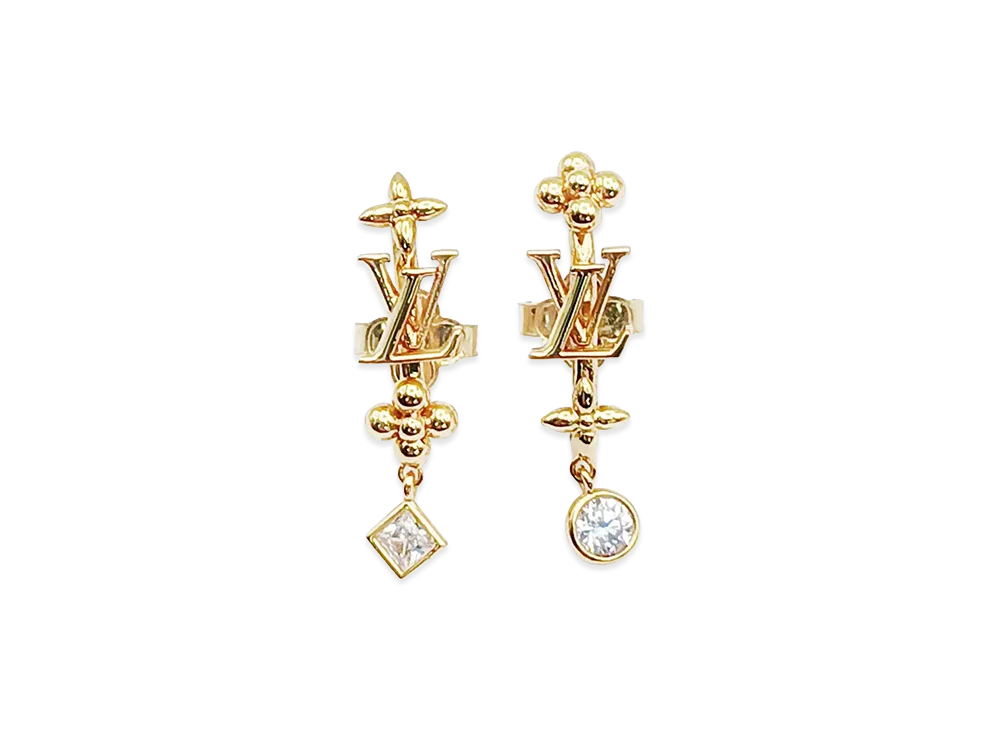 Louis Vuitton LV In The Sky Earrings "Gold"