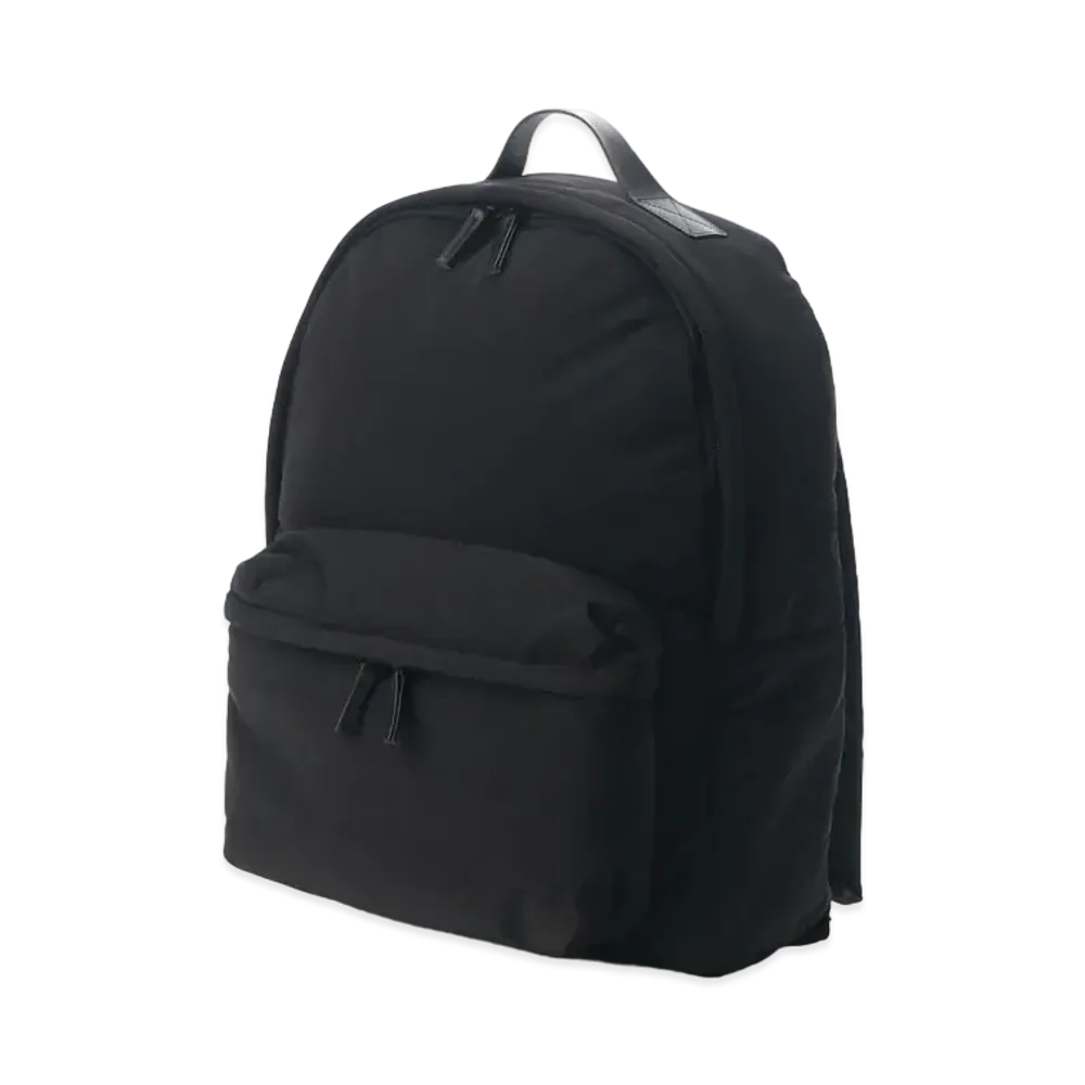 Yohji Yamamoto Y's MEMORY WEATHER LEATHER COMBI BAGPACK "Black"