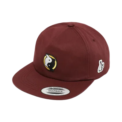 FR2 Yin & Yang Rabbits Cap "Burgundy"
