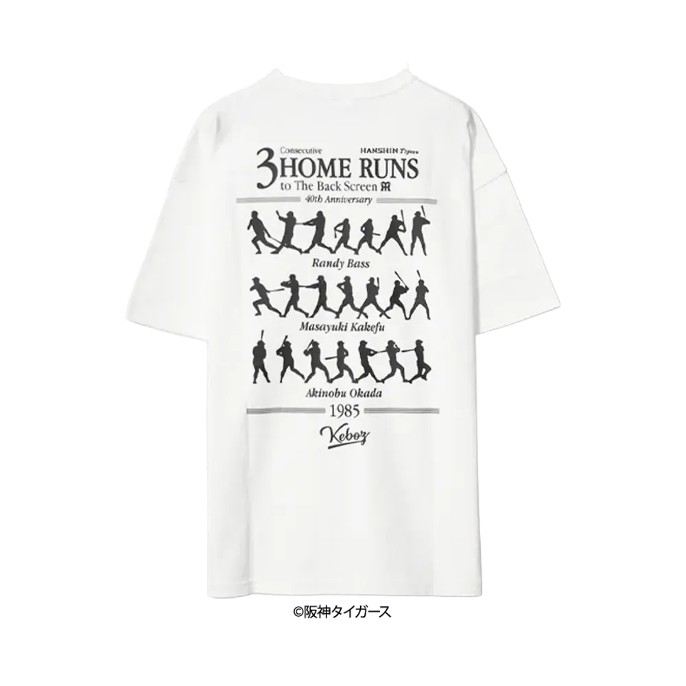 阪神タイガース90周年記念 \ KEBOZ TIGERS x KEBOZ B3R S / S TEE "WHITE"