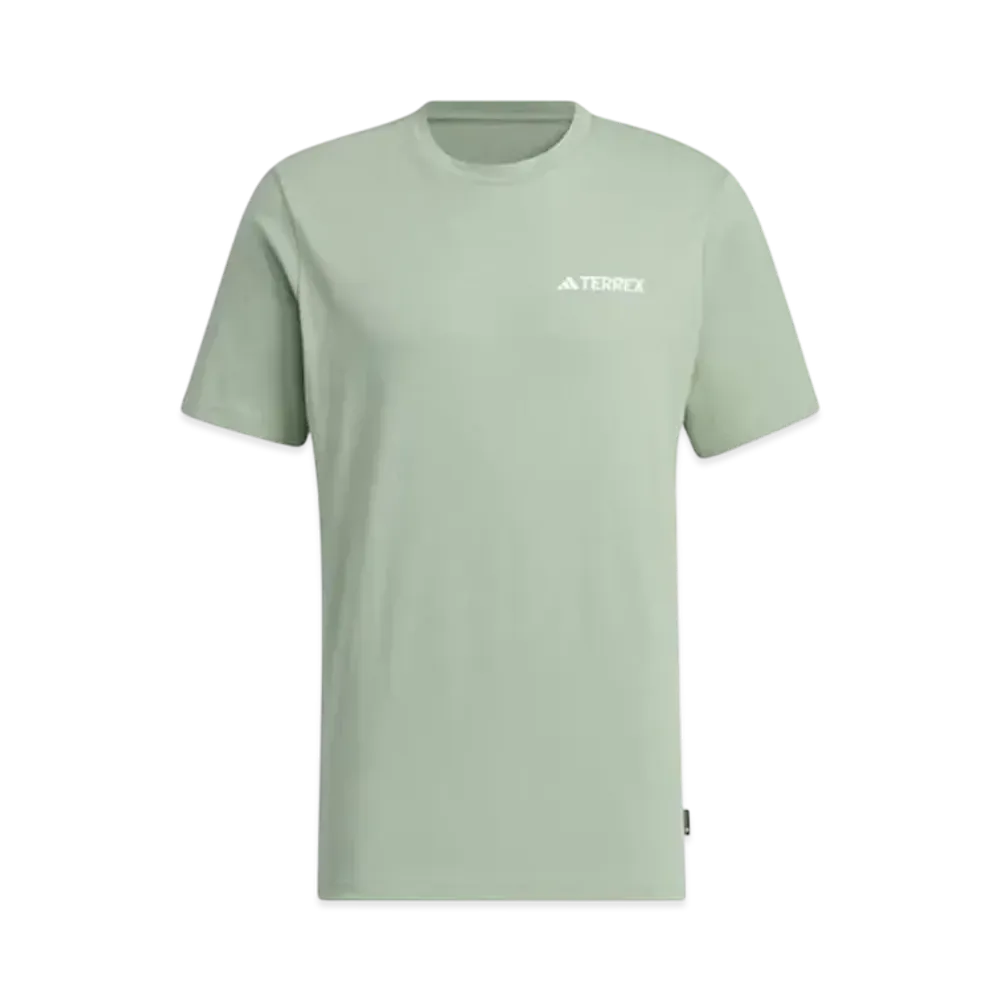 adidas Graphic Polygiene 230 GSM Short Sleeve T-Shirt "Silver Green"