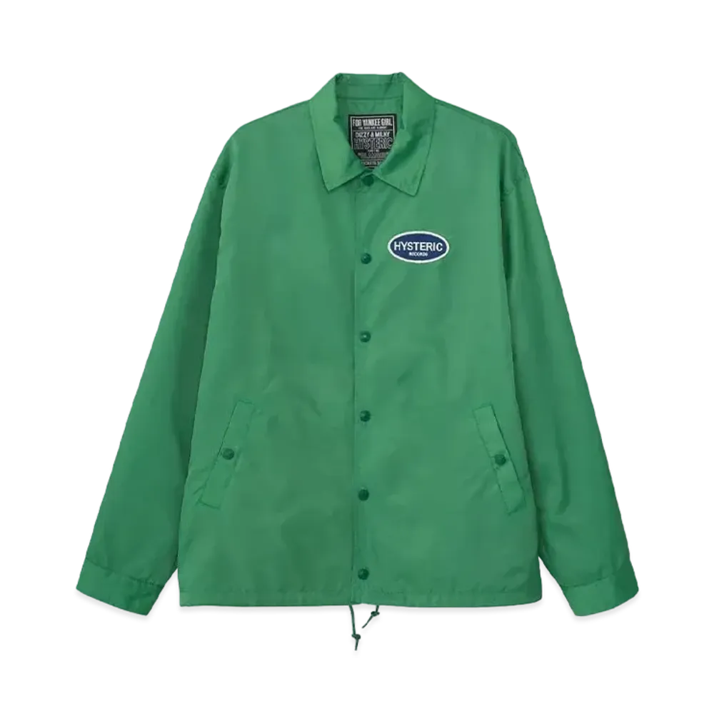 HYSTERIC GLAMOUR Hysteric Records Coach Jacket "Green"