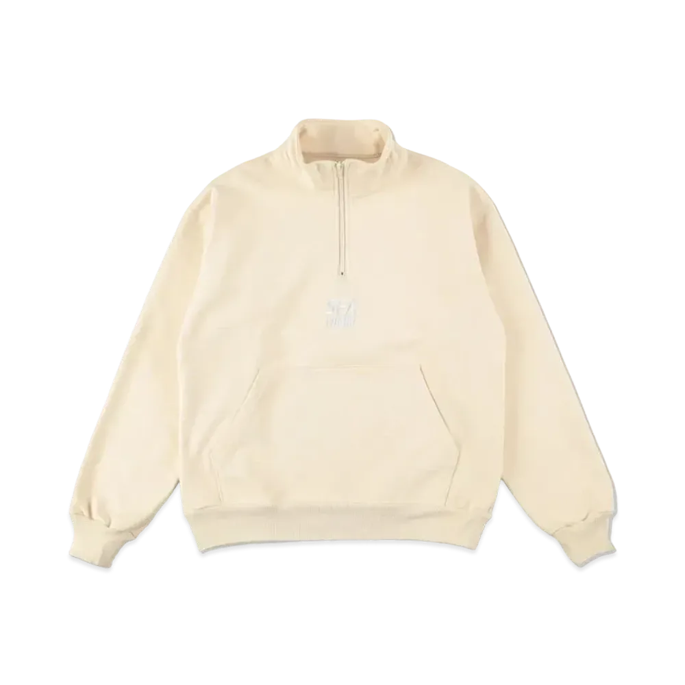 WIND AND SEA X FCMM HALF-ZIP SWEATSHIRT "Beige"