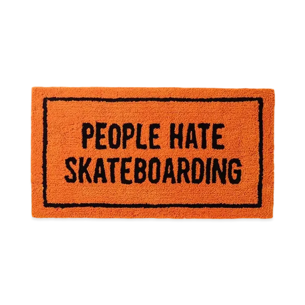 TIGHTBOOTH People Hate Skate Rug "Orange"
