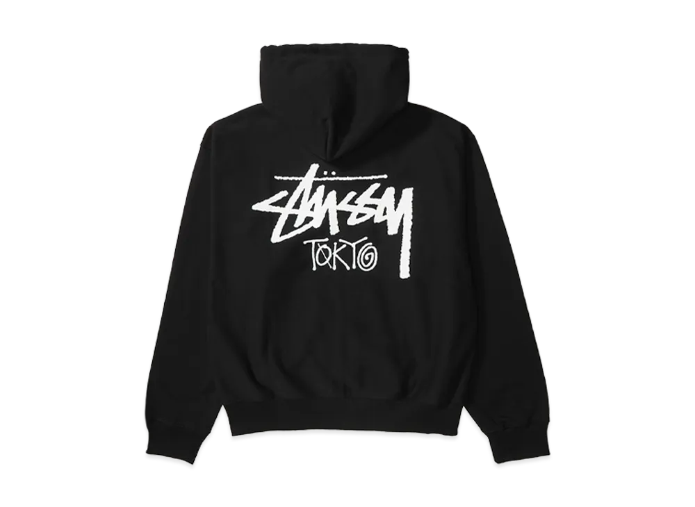 Stussy Tokyo Exclusive Zip Hoodie (2025) 25S3973987/25F3973987 "Black"