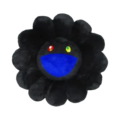 Kaikai Kiki -Takashi Murakami- Flower Cushion / Black (60cm)