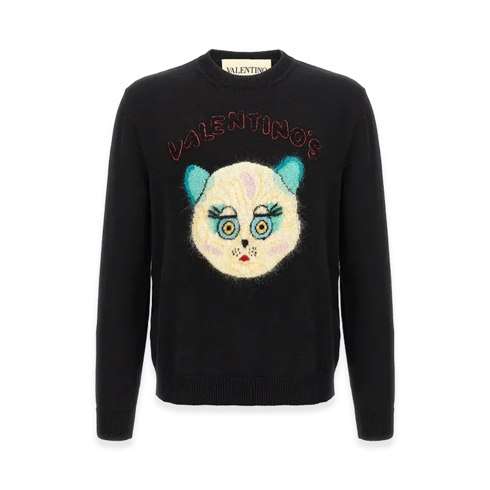 Valentino Garavani 'le Chat De La Maison' Sweater "Black"