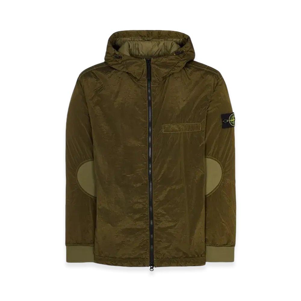 Stone Island 42819 Nylon Metal in Econyl Regenerated Nylon with Primaloft TC Hooded Blouson - 23FW "Olive Green"
