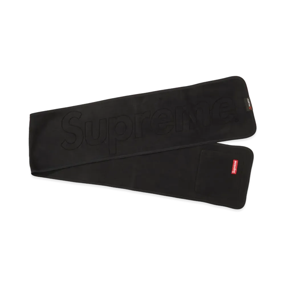 Supreme Polartec Pocket Scarf "Black"