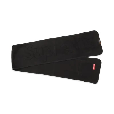 Supreme Polartec Pocket Scarf "Black"