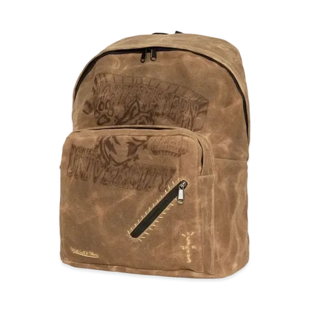 Travis Scott x M&N x Northeastern University Backpack "Beige"