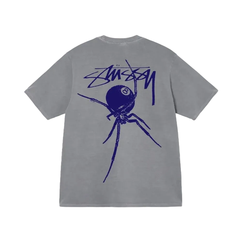 Stussy Arachnid Tee Pigment Dyed "Gray"