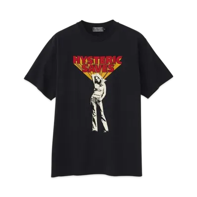HYSTERIC GLAMOUR Hysteric Saves T-Shirt "Black"