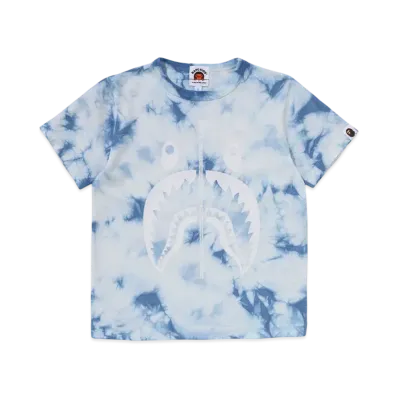 A BATHING APE Shark Tie Dye Tee "Blue"