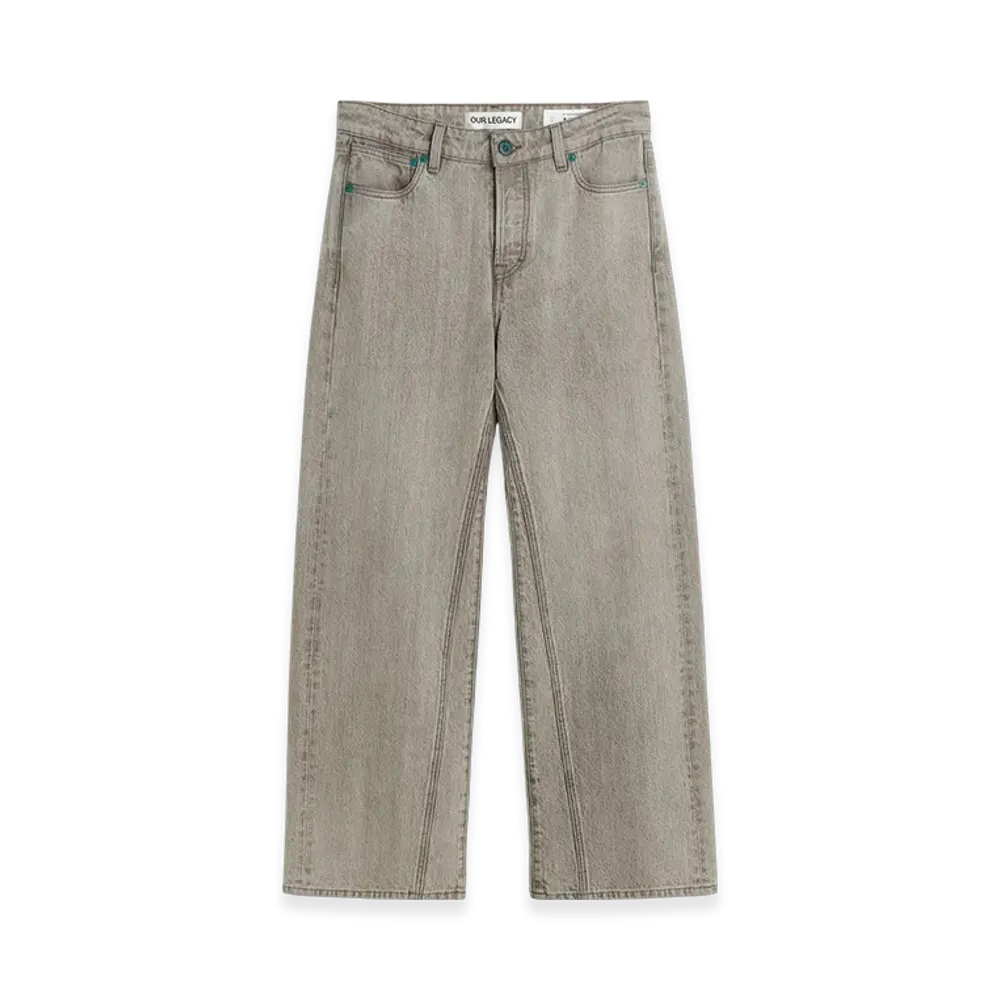 OUR LEGACY Women's Treble Cut "Concrete Chain Twill"