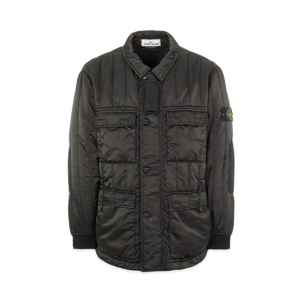 Stone Island 43521 NYLON RASO QUILTED-TC "Black"