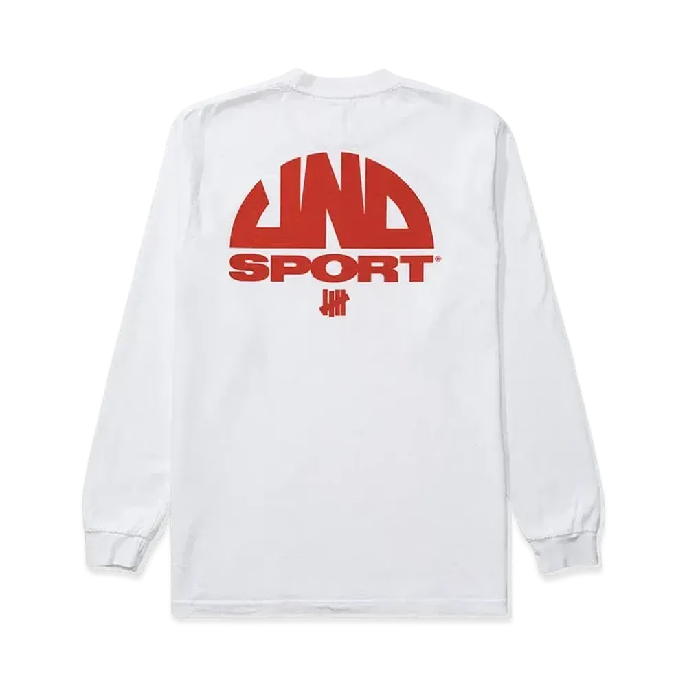 UNDEFEATED SPORT L/S TEE - 80288 "White"