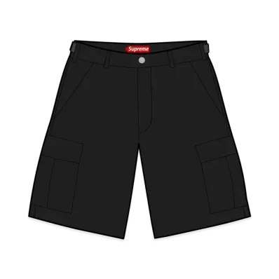 Supreme Cargo Short "Black"