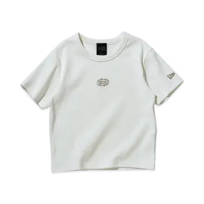 NEW ERA BLACK LABEL SS25 Women's Short Sleeve Cropped Rib T-shirt "Off White"