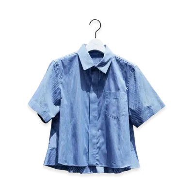 sacai Poplin Shirt "Blue Stripe"