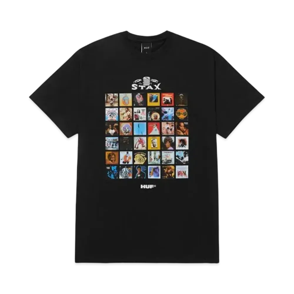 HUF x STAX RECORDS Soulsville USA Tee "Black"