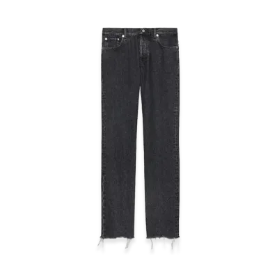 GUCCI Denim Pants with Label "Black"