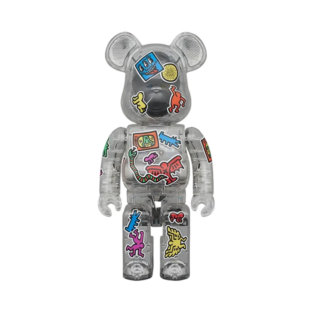 MEDICOM TOY "BEARBRICK" Audio Portable Bluetooth Speaker Keith Haring 400%