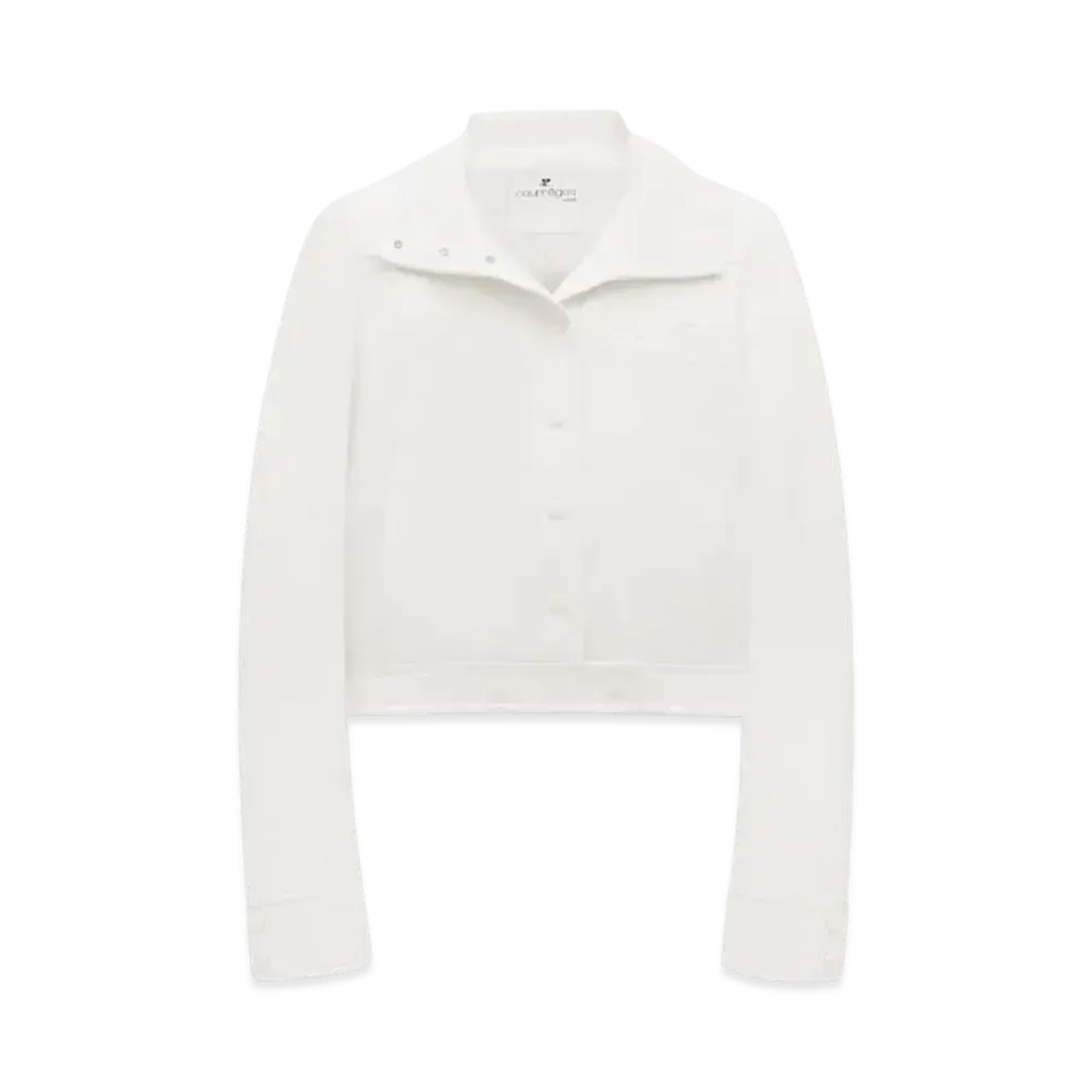 Courreges Reedition Vinyl Jacket "Heritage White"