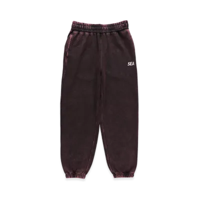 WIND AND SEA Aged Essential Sweat Pants "Burgundy"