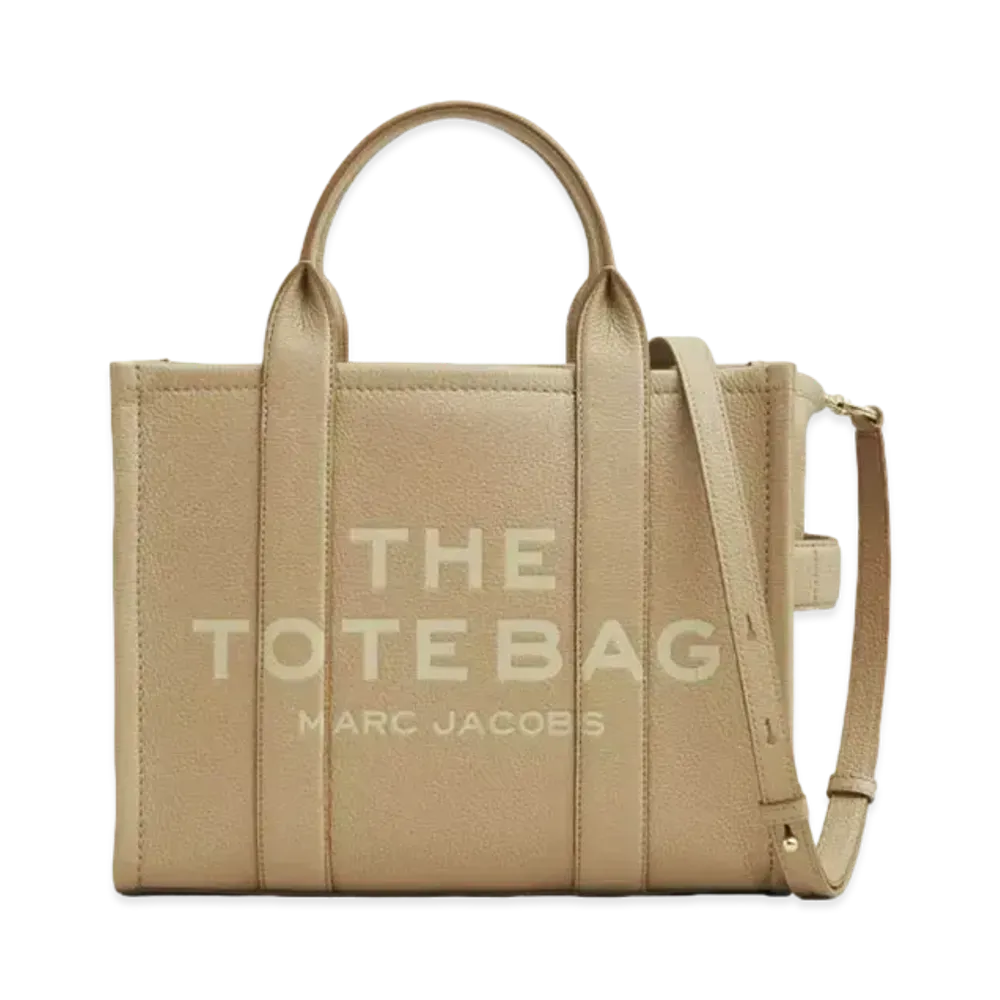 Marc Jacobs The Leather Medium Tote Bag "Camel"