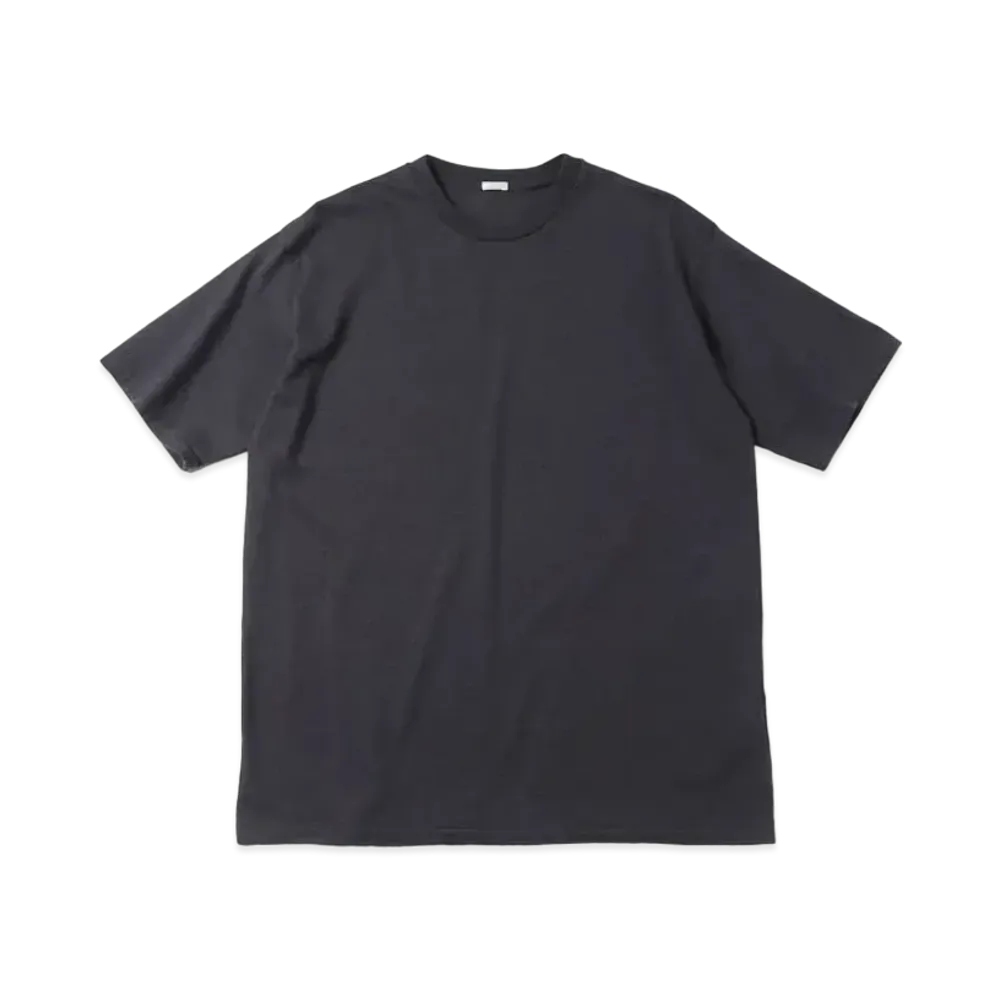 A.PRESSE Cashmere Blend S/S T-Shirt "Charcoar"