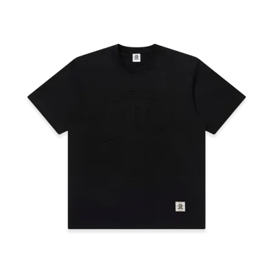 BlackEyePatch Big Dollar Sign Fabric Stitched Tee "Black"