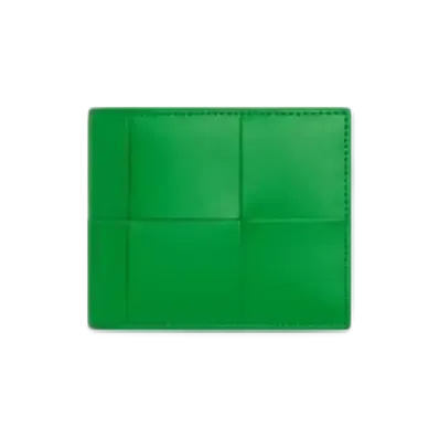Bottega Veneta Cassette Bi-Fold Wallet "Parakeet"